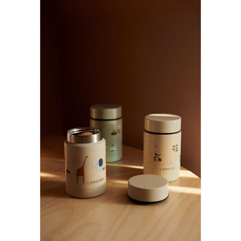 Liewood Nadja Termosbehållare - Fordon/Dove Blue Mix 