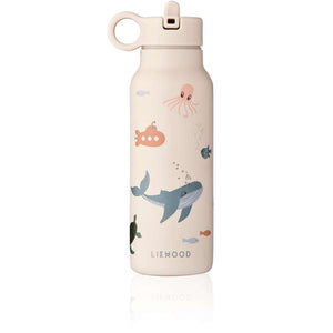 Liewood Falk Drickflaska - Rostfritt Stål - 350ml - Havskreatur/Sandy 