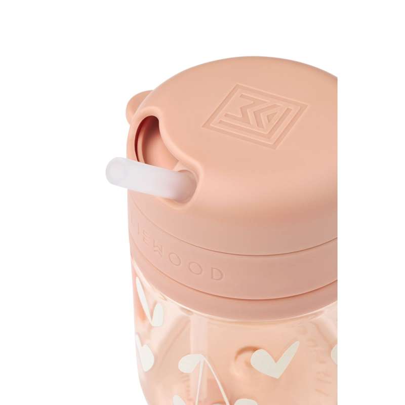 Liewood Pavia Sugerörskop - Tritan - 280ml - Sweethearts/Pale Tuscany 