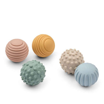 Liewood Dorian Baby Sensory Balls - Strandblå Multi Mix 