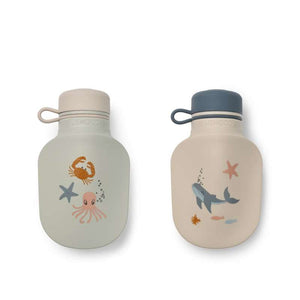 Liewood Lizzie Smoothieflaskor - 2-pack - Havskreatur/Sandig 