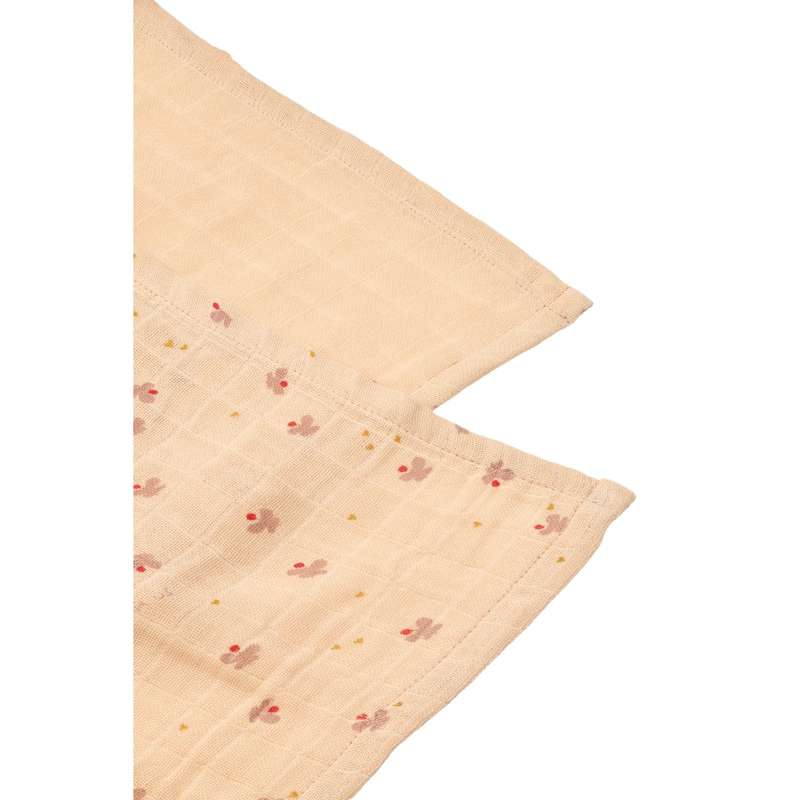 Liewood Lewis Muslin Tygkläder - 2-pack - Mini Butterfly/Apple Blossom Mix 