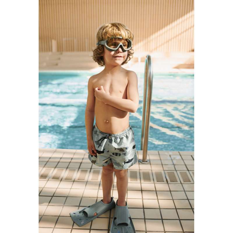 Liewood Gustav Tryckta Simfötter - Hav/Pepparmint 