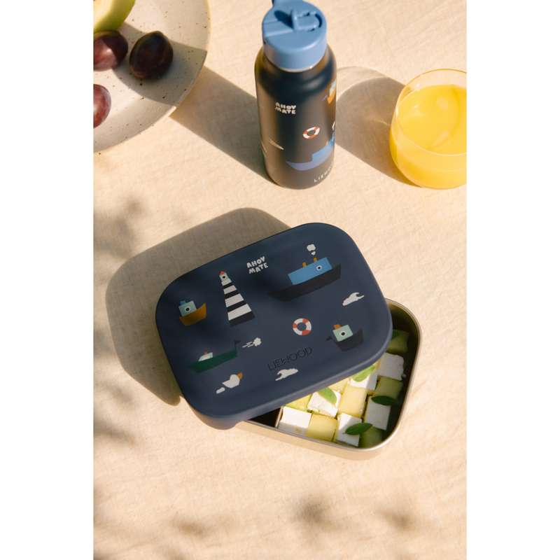 Liewood Falk Drickflaska - Rostfritt Stål - 350ml - Sailing/Classic Navy 