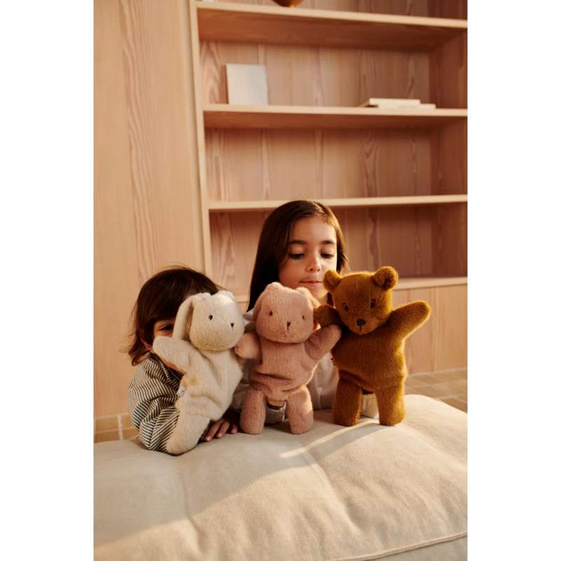 Liewood Honor Handdocka - Nalle - Guldkaramell 