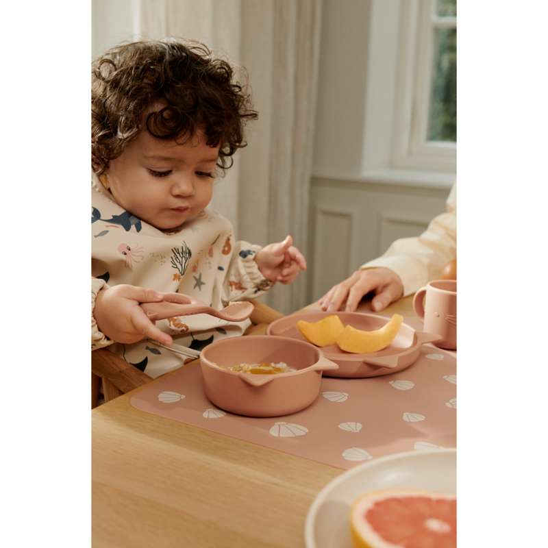 Liewood Merle Matförkläde - Havsvarelse/Sand 