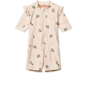 Liewood Amel simdräkt med UV-skydd - Peach/Sea Shell 