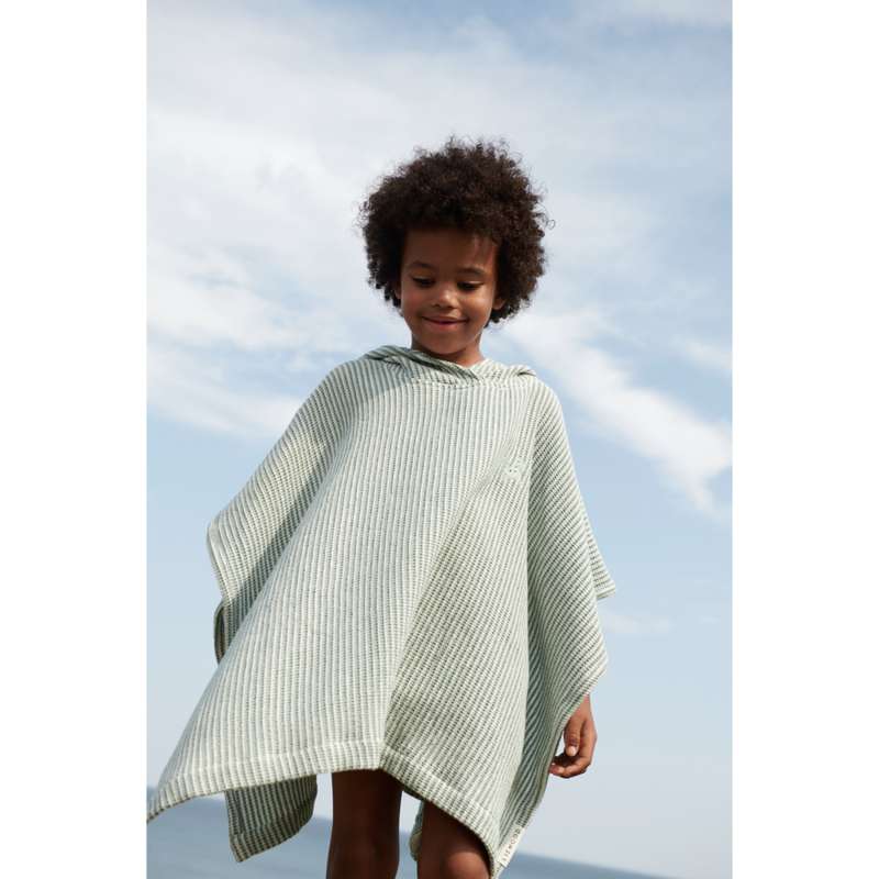 Liewood Paco Poncho - Broderad - Y/D Rand Tuscany Rose/Creme de la Creme 