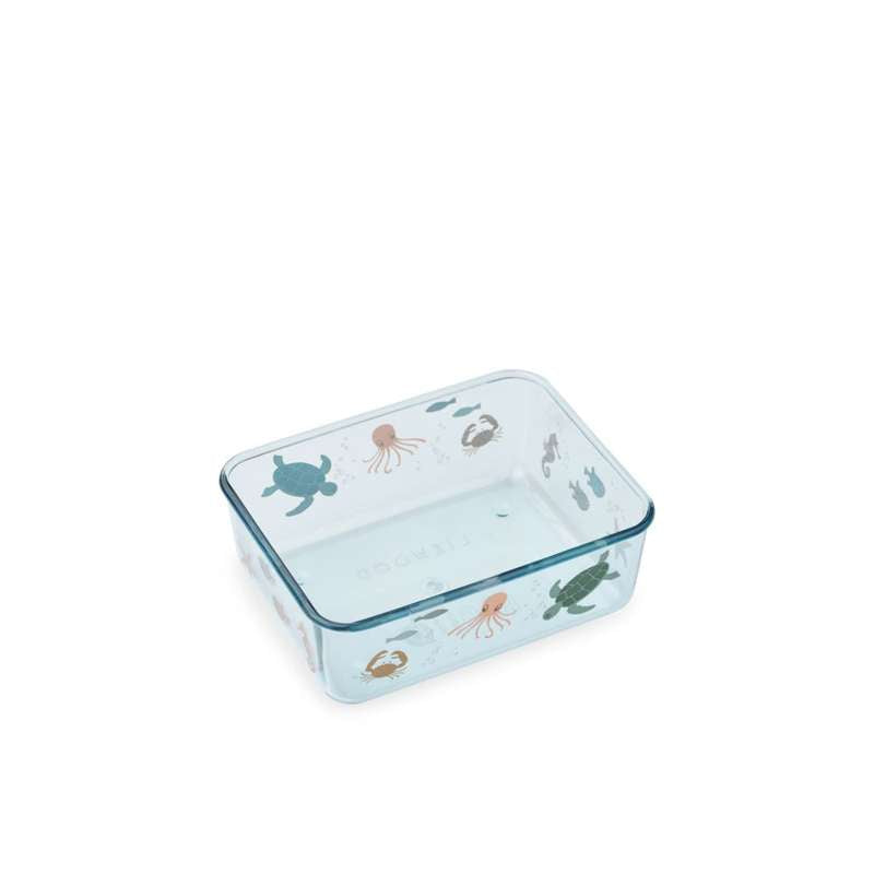Liewood Ako Tritan Snackbox - Havskreatur/Sand 