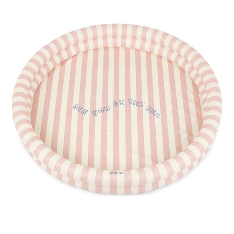 Liewood Jean Pool - Stor - Vi ses vid havet/Randig Sorbet Ros 