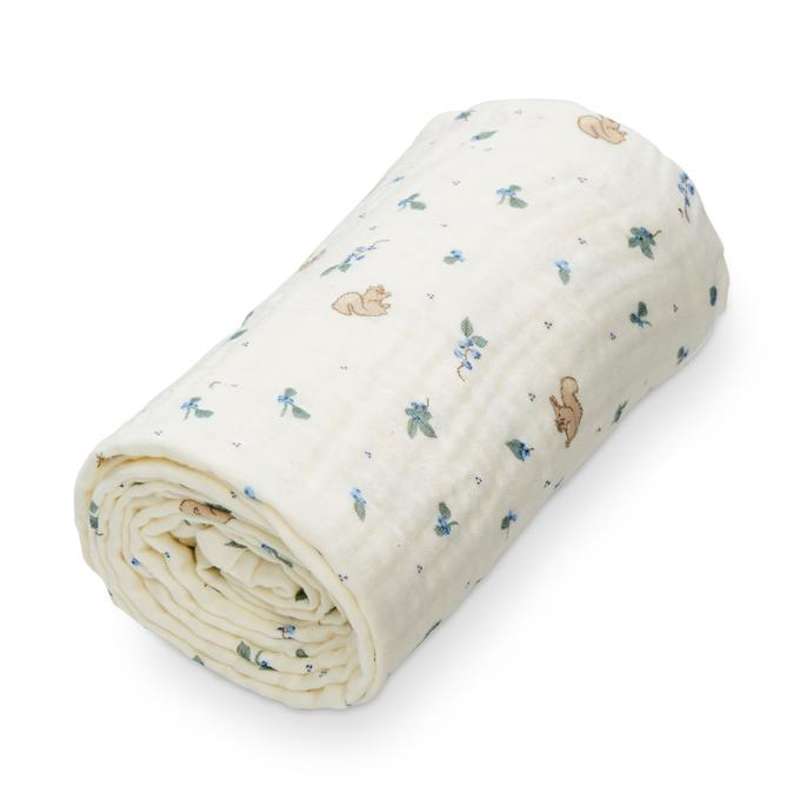 Cam Cam Copenhagen Muslin Babyfilt - GOTS - Blåbär 