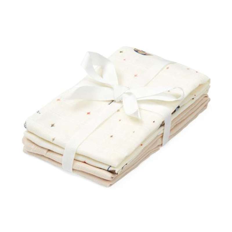 Cam Cam Copenhagen Tvättlappar - 4-pack - GOTS - Carousel 