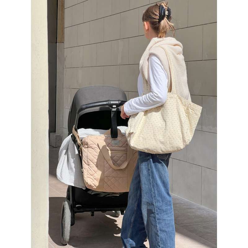 Cam Cam Copenhagen Skötväska - Fällbar - OCS - Latte 