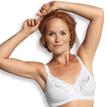 Carriwell Ny mamma Amme-bh Lace Drop Cup - vit 