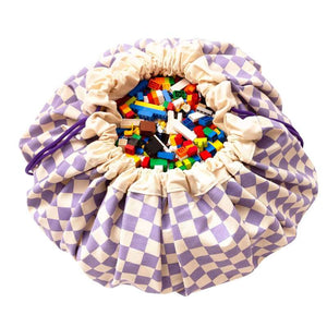 Play & Go Förvaringstepp - Vichy Lila 