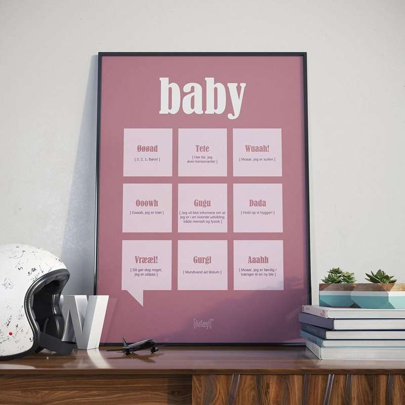 Dialägt Baby girl - flera storlekar 