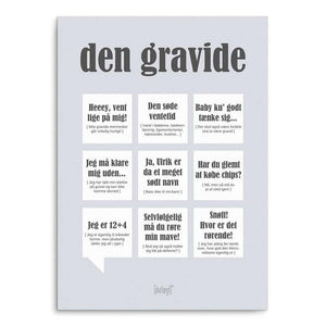 Dialägt Den gravida - flera storlekar 