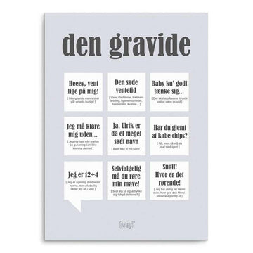 Dialägt Den gravida - flera storlekar 