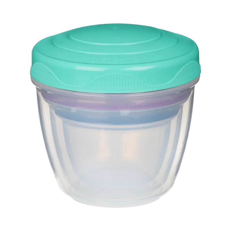 Sistema Snackbox - Stack n' Nest To Go - 3-Pack - Mint/Lila/Blå 