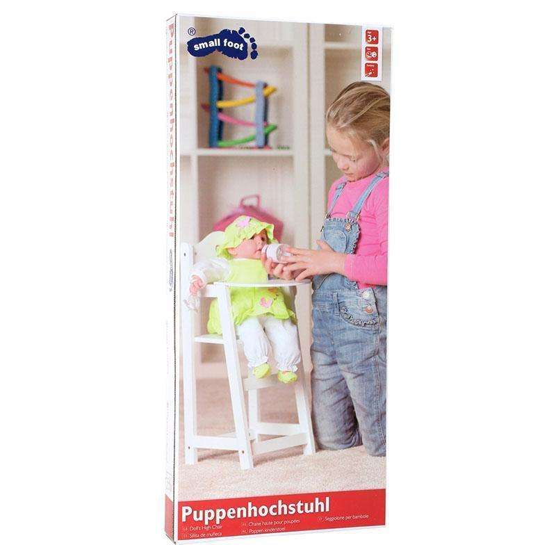 Dockstol i Vit, trä 