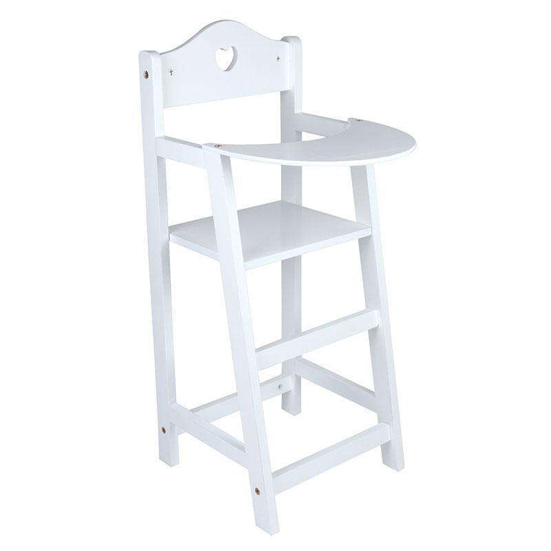 Dockstol i Vit, trä 