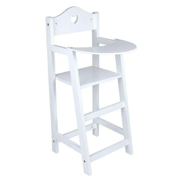 Dockstol i Vit, trä 