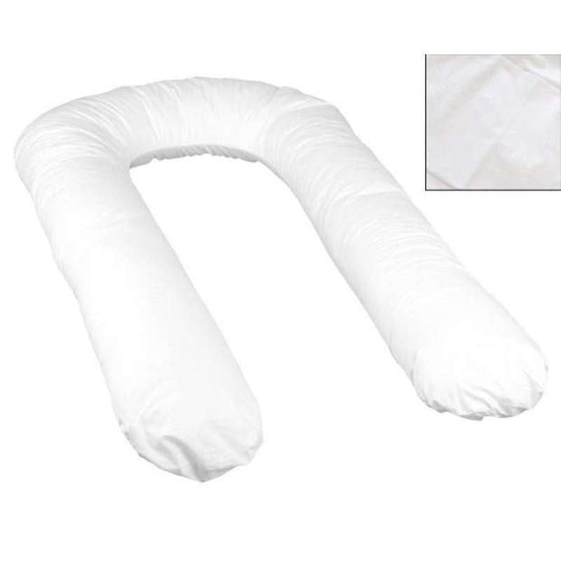Fossflakes Superior Comfort-U Graviditets-/Amningskudde inkl. Jersey Lakan 