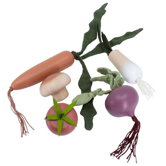 Sebra Träleksaker - Grönsaker