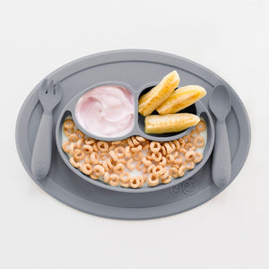 EZPZ Mini Foods Set - Matstart för Baby - Grå
