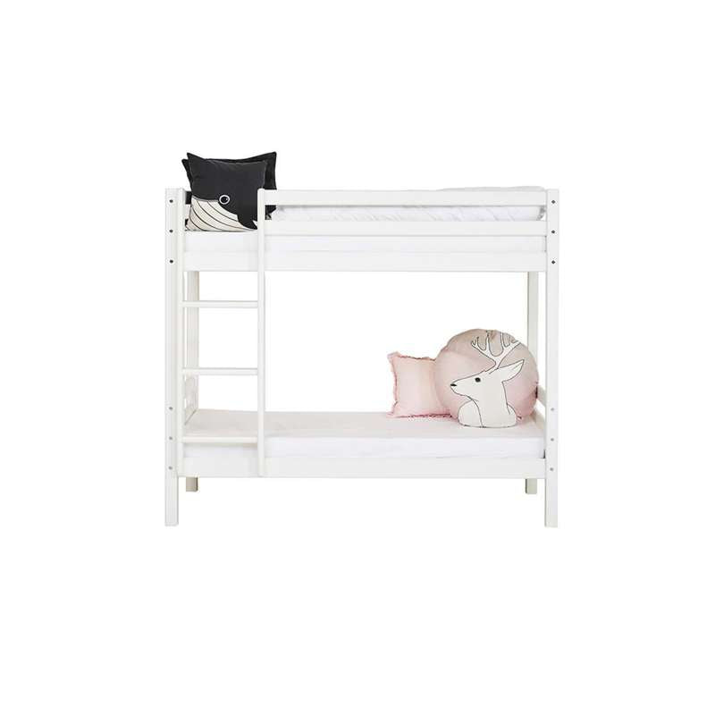 Hoppekids ECO Dream - Våningsäng - 150 cm. - Ej delbar - Flera storlekar - Vit 