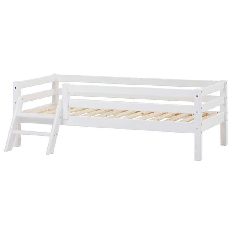 Hoppekids ECO Dream - Juniorsäng m. Stege och Sänghäst - 70x160 cm. - Vit 