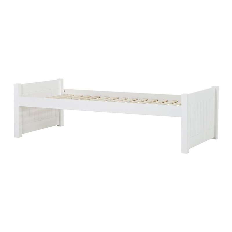 Hoppekids NOAH DELUXE - Juniorsäng - 2 Mellangavlar - 90x200cm - Vit 