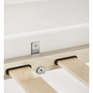 Hoppekids ECO Luxury Våningssäng 90x200 cm med två sängskenor - Flexibel inläggsbotten - Vit