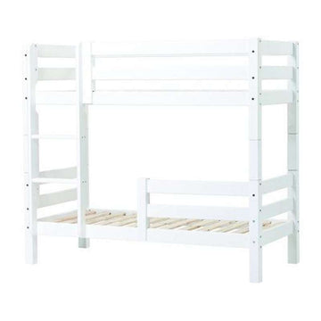 Hoppekids ECO Luxury - Våningsäng m. 1/2 Sänghäst - 150 cm. - Flera Storlekar - Vit 