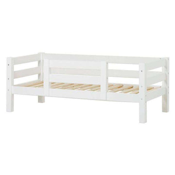 Hoppekids ECO Luxury - Soffbed m. Rygglän och 1/2 Sänghäst - Flera Storlekar - Vit 