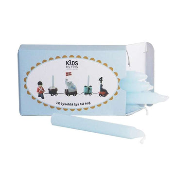 Kids by Friis Födelsedagsljus till tåg - ljusblå 