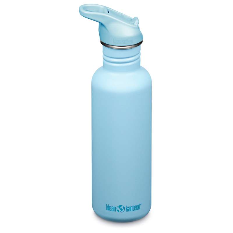 Klean Kanteen Classic Drickflaska - Flip/Seal SportCap - 800ml - Clear Sky 