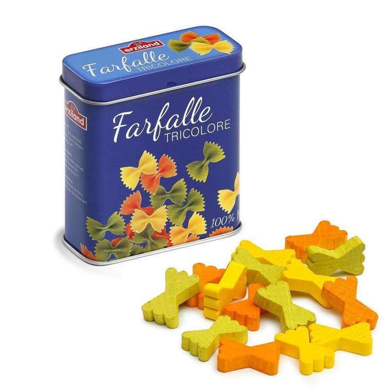 Erzi Legemad farfalle pastaslejdare i trä 