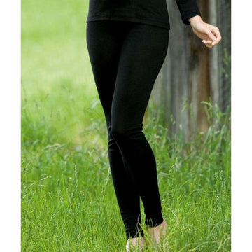 Engel Natur Leggings för Kvinnor - Ull/Silke - Svart 
