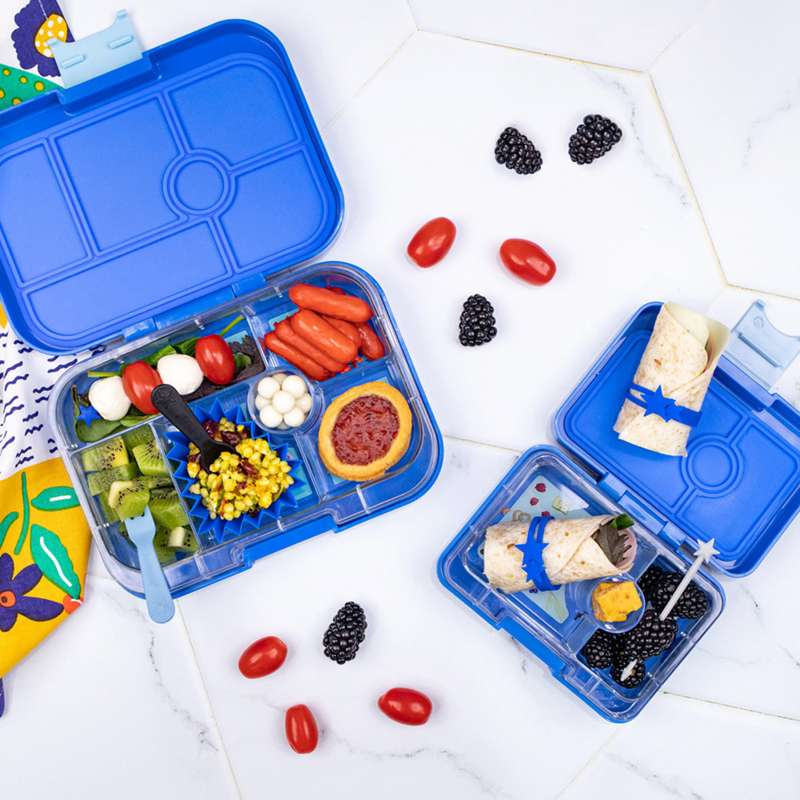 Lunch Punch Bento Matlådsutrustning i Set - Elektrisk Blå 