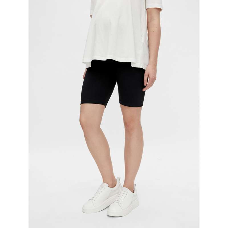 Mamalicious MLSANNI Graviditets-Cykelshorts -2-pack - Svart 