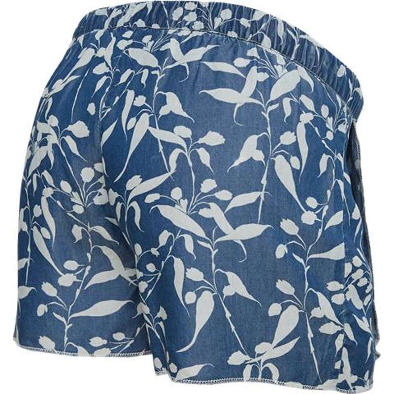 Mamalicious Juliana Woven Graviditetsshorts - Denimblå 
