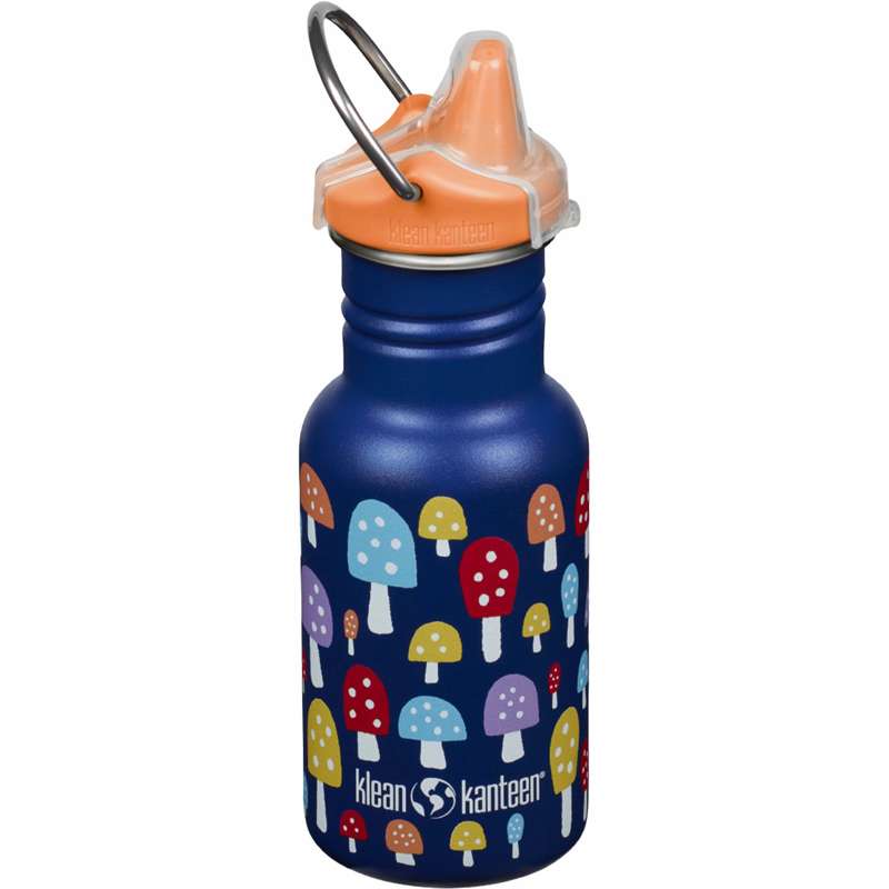 Klean Kanteen Classic Drickflaska - Kid SippyCap - 355ml - Svampar 
