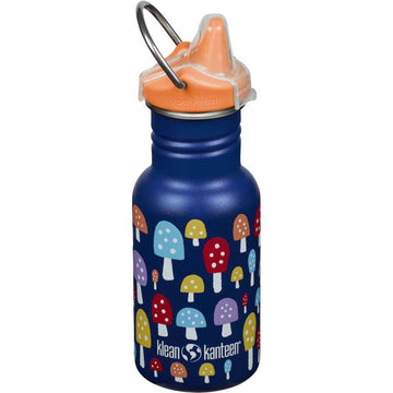 Klean Kanteen Classic Drickflaska - Kid SippyCap - 355ml - Svampar 