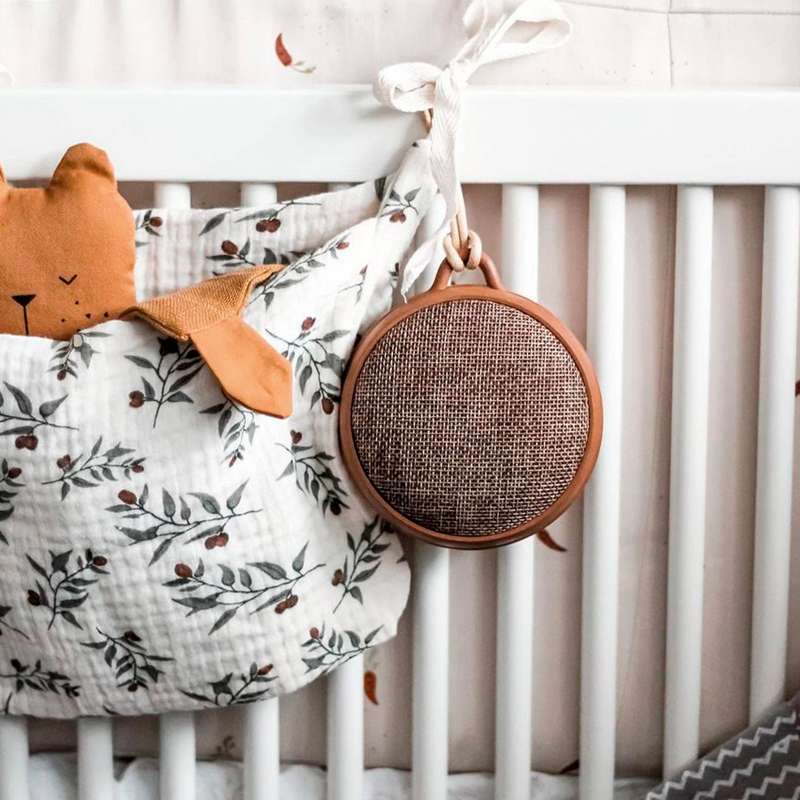 Hjälpa Vit Støj Højttaler - Echo01 - Trä 