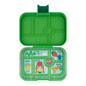 Yumbox Matlåda - Original - 6 fack - Jurassic Green/Roliga Monster 