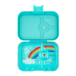 Yumbox Matlåda - Panino - 4 rum - Misty Aqua/Rainbow 
