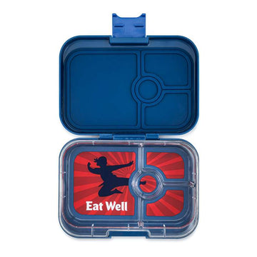 Yumbox Madkasse - Panino - 4 rum - Ninja Blue/Kung Fu