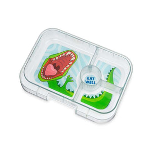 Yumbox Insatsbricka - Panino Bricka - 4 fack - Dinosaur 