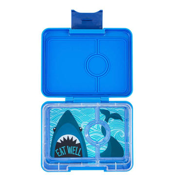Yumbox Matlåda - Minisnack - 3 rum - Surf Blue/Shark 